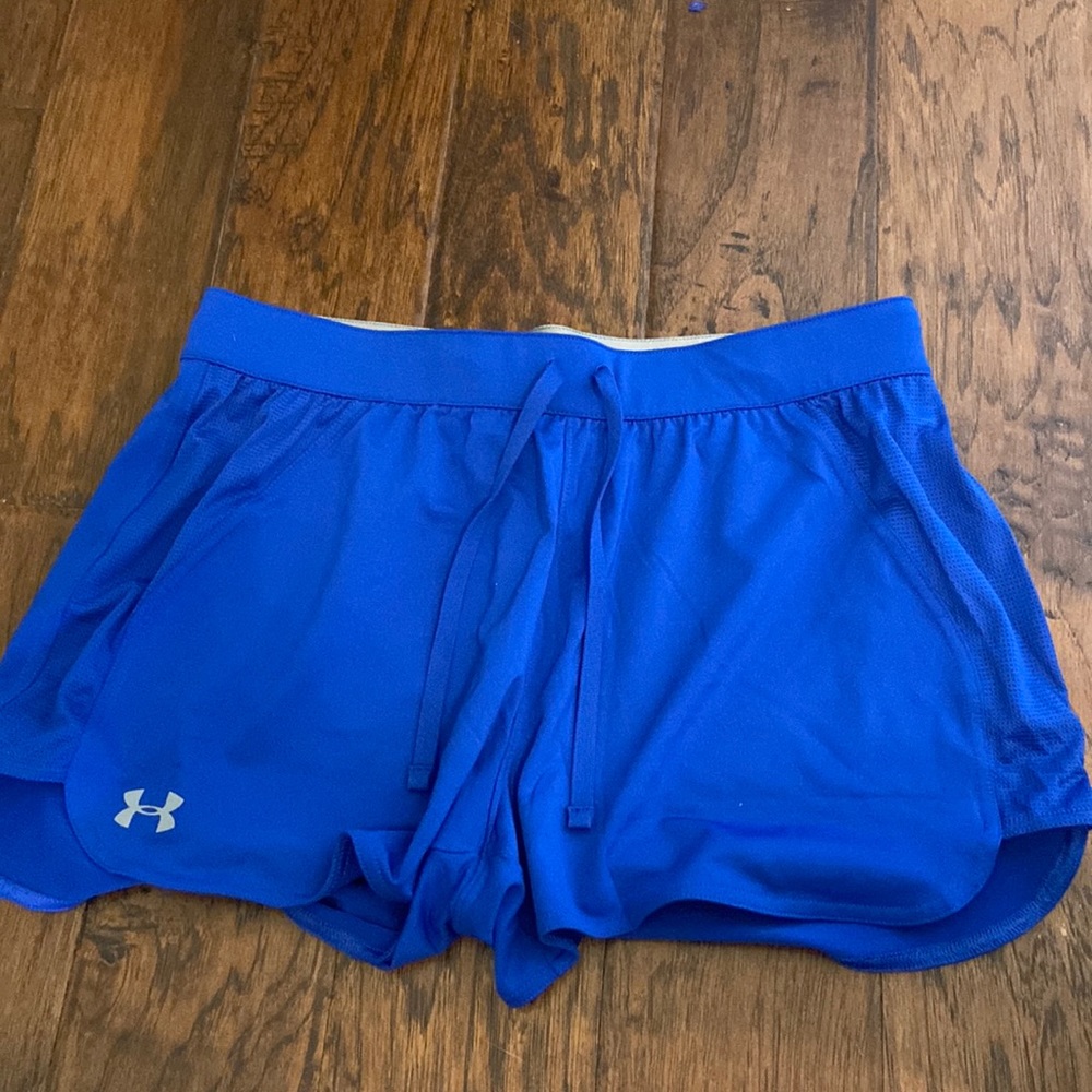 Royal blue under armor shorts
